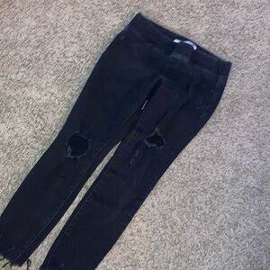 Old Navy Rockstar Super Skinny Jeggings Midrise Black jeans